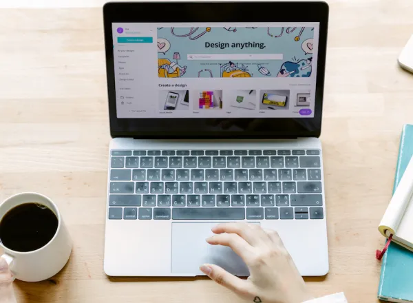 User testing a website